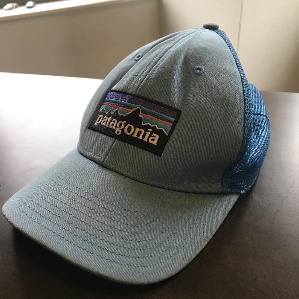 Blue Patagonia Snapback Trucker Hat